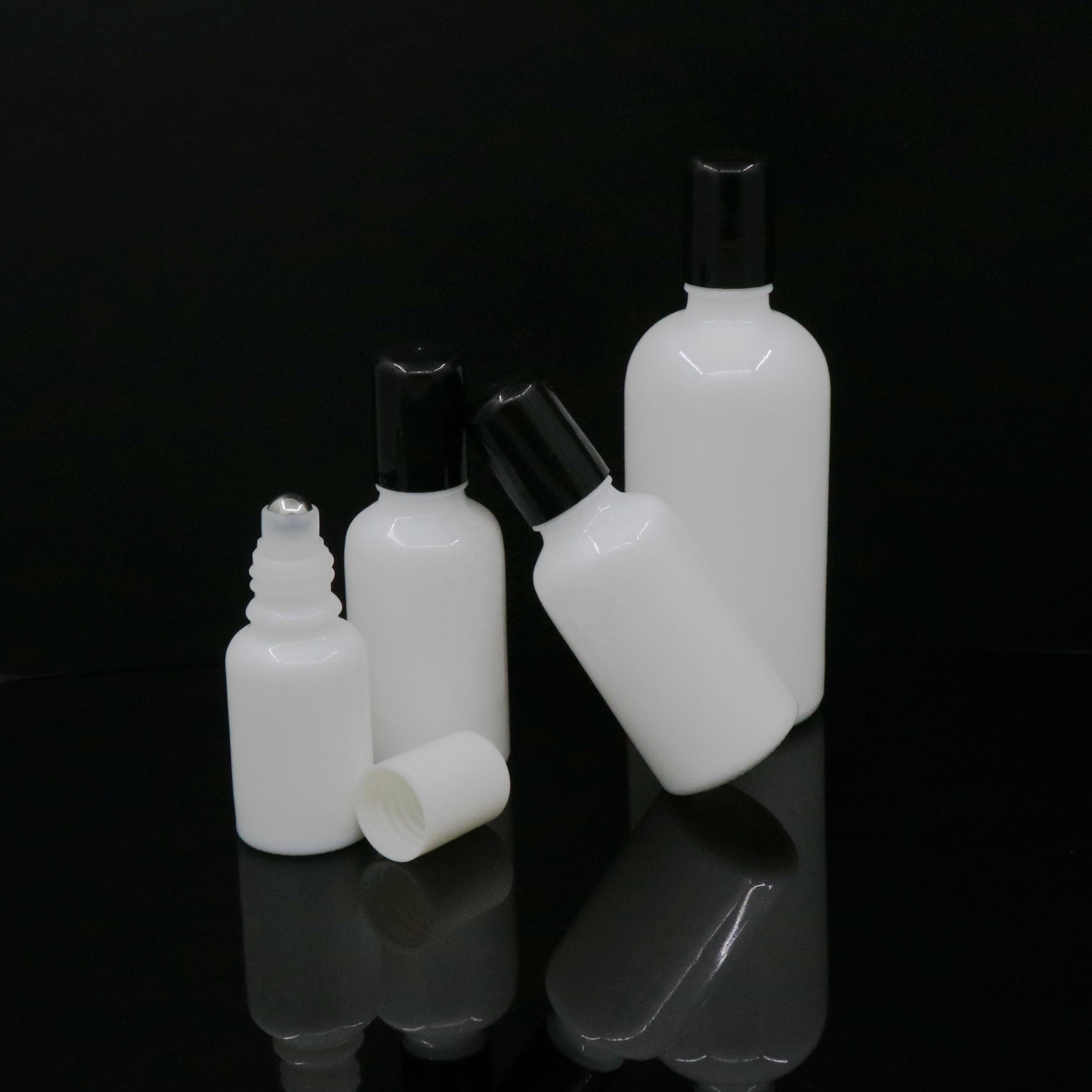 5ml 10ml 15ml 20ml 30ml 50ml 60ml 100ml 120ml boston round opal matt white frosted glass dropper bottle for oil cosmetic