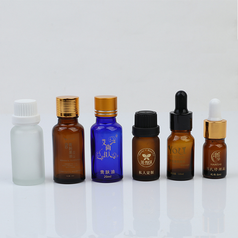 5ml/10ml/15ml/20ml/30ml/50ml/60ml/100ml/120ml euro empty boston glass amber essential oil bottle