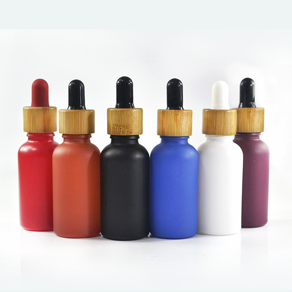 5ml 10ml 15ml 20ml 30ml 50ml 60ml 100ml 120ml  glass dropper bottle with bamboo screw cap