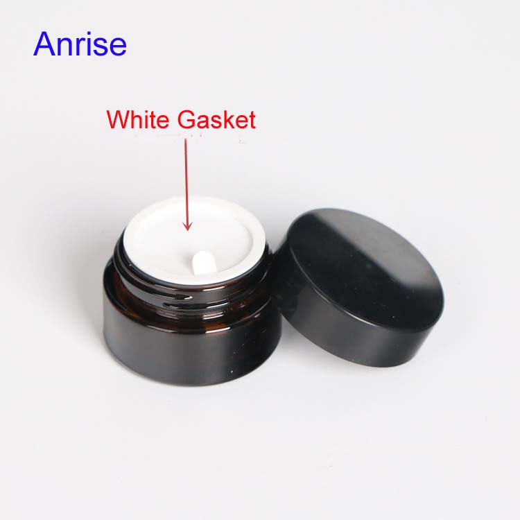 5ml 10ml 15ml 20ml 30ml 50ml 60ml 100ml Amber Glass Cosmetic Cream Jar