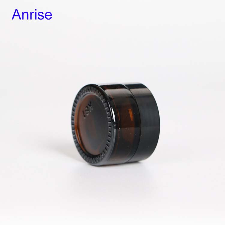 5ml 10ml 15ml 20ml 30ml 50ml 60ml 100ml Amber Glass Cosmetic Cream Jar
