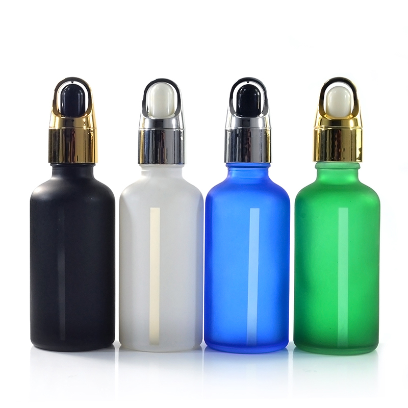 5ml 10ml 15ml 20ml 30ml 50ml 60ml 100ml customize window design on colored glass dropper oil bottle with bamboo plastic caps