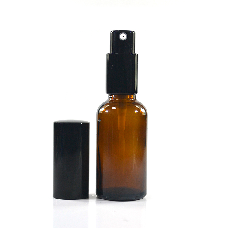 5ml 10ml 15ml 20ml 30ml 50ml 60ml 100ml essential oil amber glass bottle with pump sprayer