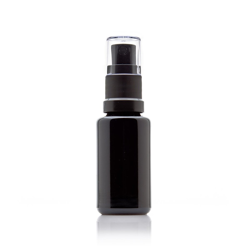 5ml 10ml 15ml 20ml 30ml 50ml 60ml 100ml essential oil spray matt black glass dark violet dropper cosmetic bottles for CBD oil