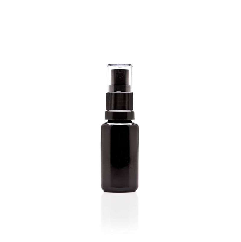 5ml 10ml 15ml 20ml 30ml 50ml 60ml 100ml essential oil spray matt black glass dark violet dropper cosmetic bottles for CBD oil