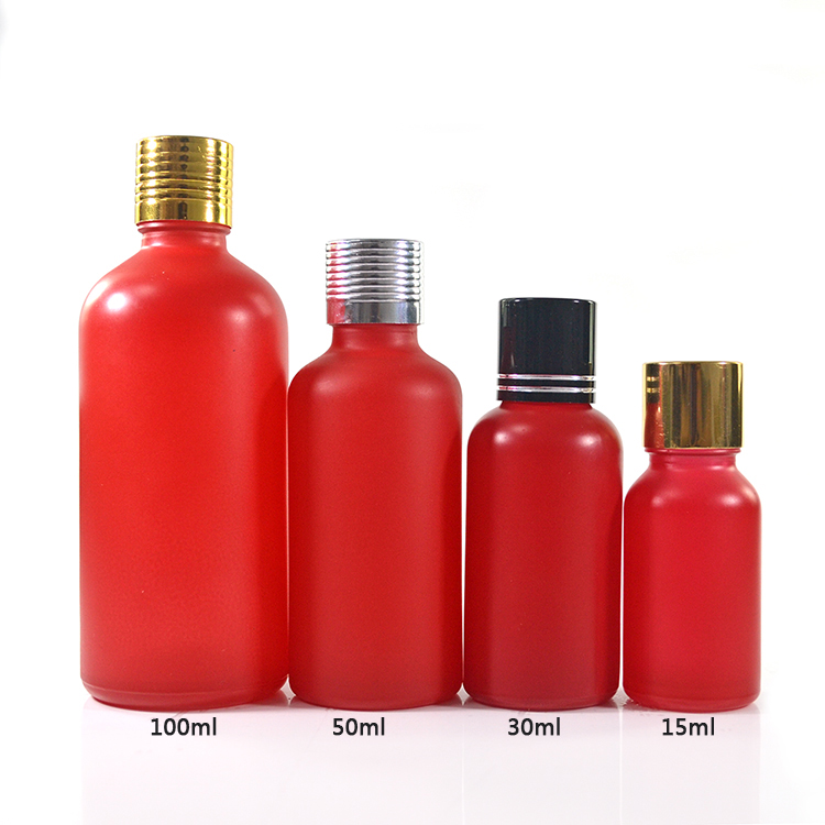 5ml 10ml 15ml 20ml 30ml 50ml 60ml 100ml frosted matt white glass essential oil dropper bottle with aluminum screw cap with tip