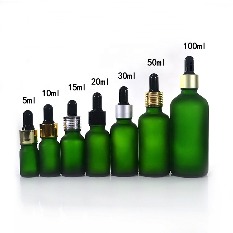 5ml 10ml 15ml 20ml 30ml 50ml 60ml 100ml glass dropper bottle for cosmetic serum CBD tincture oil