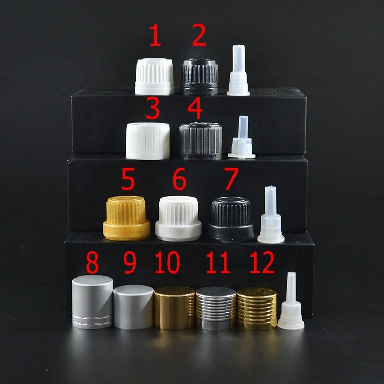 5ml 10ml 15ml 20ml 30ml 50ml 60ml 100ml matte white glass essential oil bottle with childproof cap Orifice Reducer