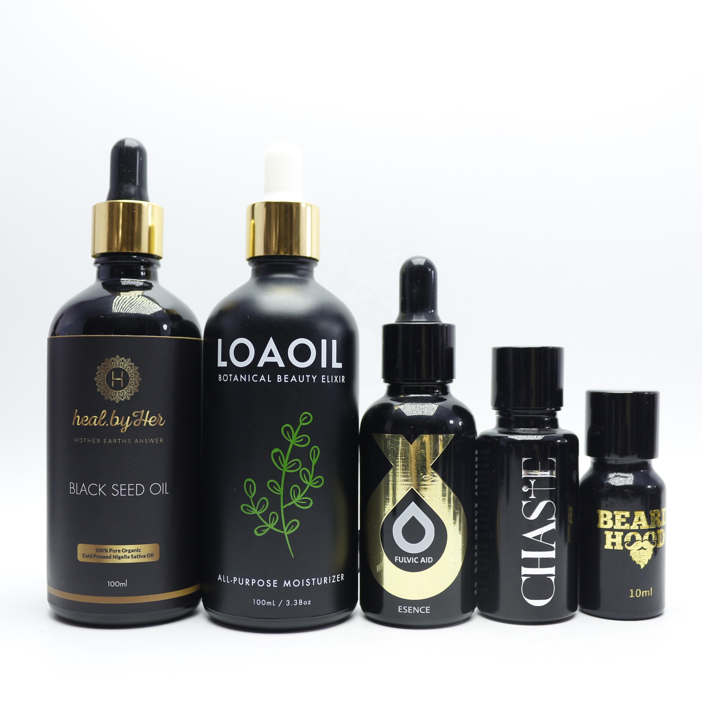 5ml 10ml 15ml 20ml 30ml 50ml 60ml 100ml perfume essential oil serum glass dropper bottle cosmetic GB-125B