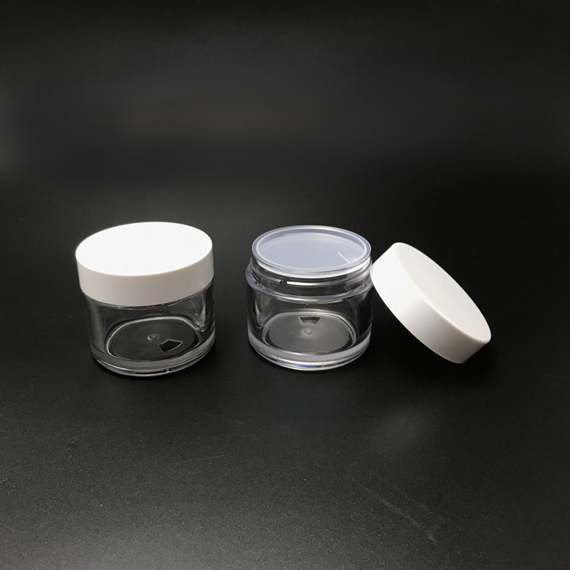 5ml 10ml 15ml 20ml 30ml 50ml 80ml 100ml 150ml 250ml round shape PETG jar