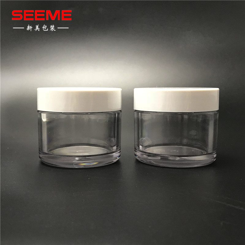 5ml 10ml 15ml 20ml 30ml 50ml 80ml 100ml 150ml 250ml round shape PETG jar