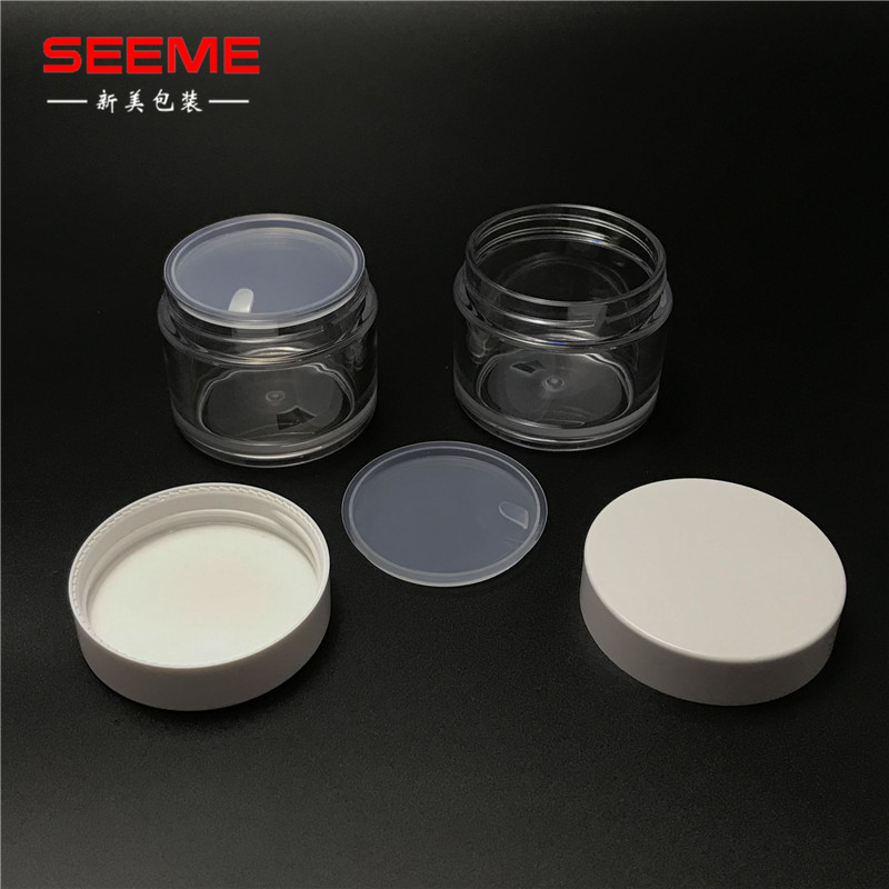 5ml 10ml 15ml 20ml 30ml 50ml 80ml 100ml 150ml 250ml round shape PETG jar