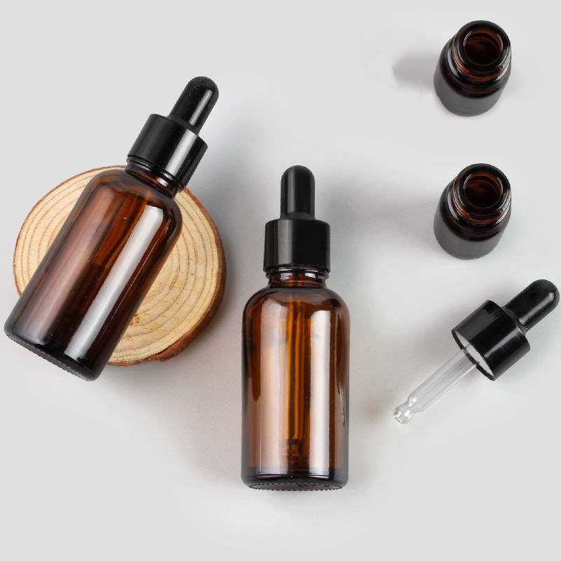 5ml 10ml 15ml 20ml 30ml 50ml100ml clear green blue amber glass dropper for cosmetic essential oil bottle