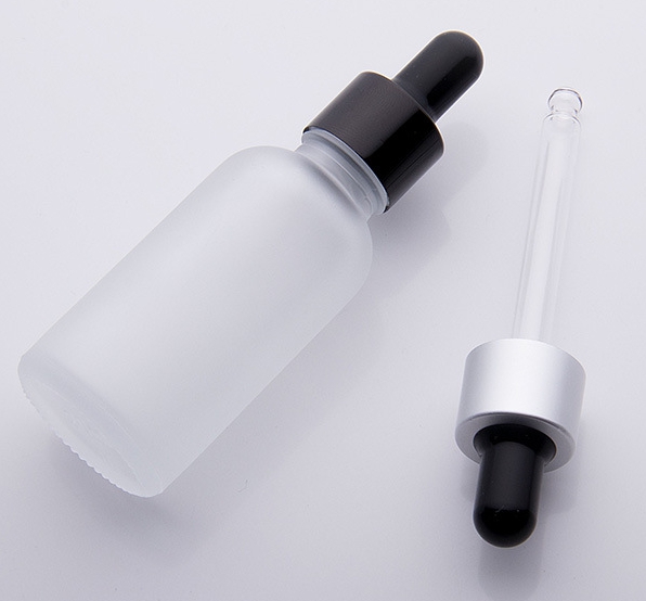 5ml 10ml 15ml 20ml 30ml Frosted Glass Dropper Bottles with Plastic Rubber Dropper