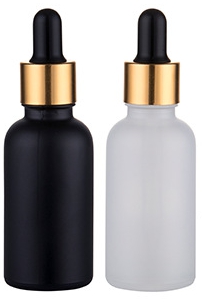 5ml 10ml 15ml 20ml 30ml Frosted Glass Dropper Bottles with Plastic Rubber Dropper