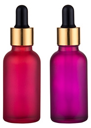 5ml 10ml 15ml 20ml 30ml Frosted Glass Dropper Bottles with Plastic Rubber Dropper