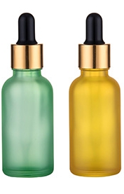 5ml 10ml 15ml 20ml 30ml Frosted Glass Dropper Bottles with Plastic Rubber Dropper