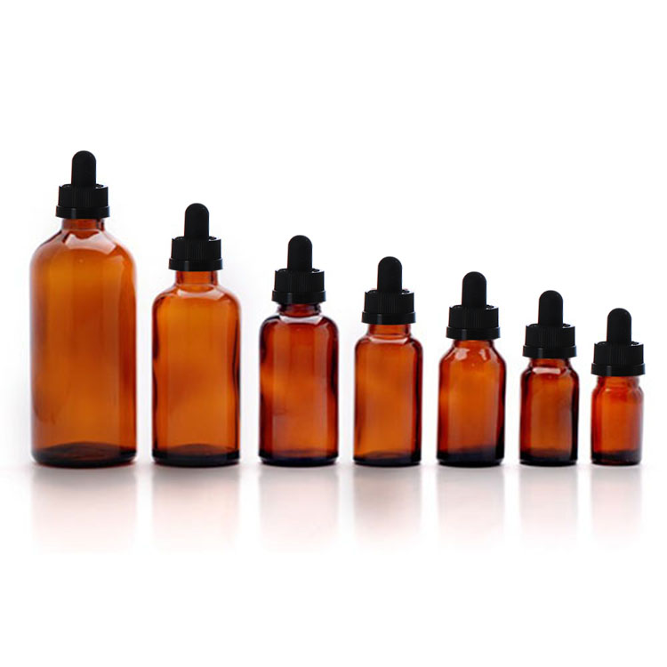 5ml 10ml 15ml 20ml 30ml glass bottle manufacture White green glass bottles with dropper 18mm childproof cap