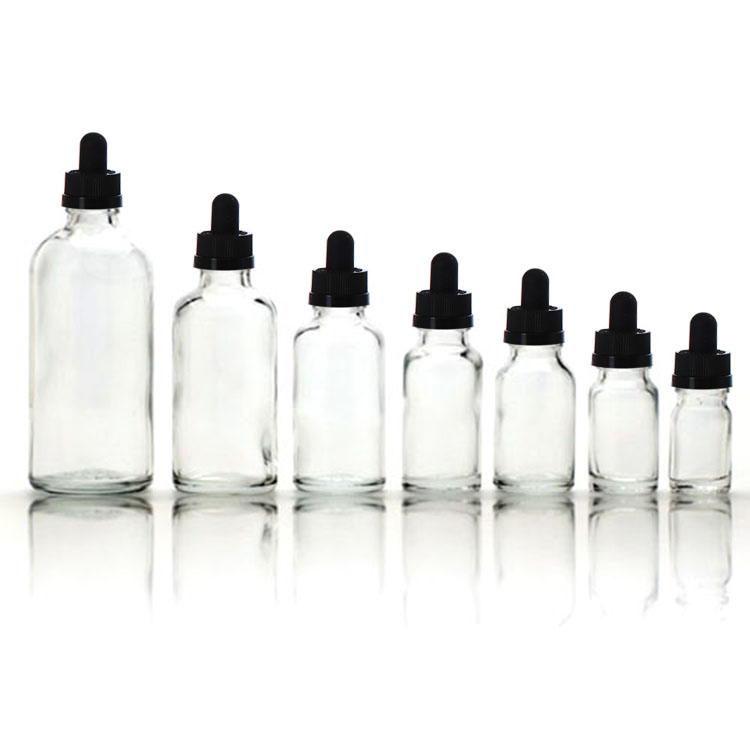 5ml 10ml 15ml 20ml 30ml glass bottle manufacture White green glass bottles with dropper 18mm childproof cap