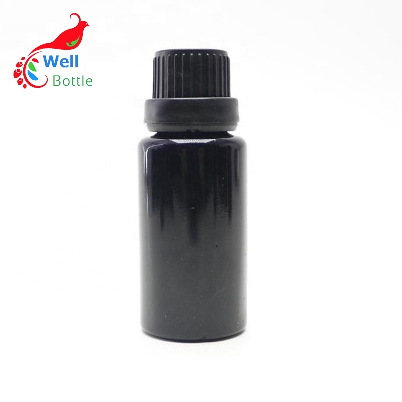 5ml 10ml 15ml 20ml 50ml 60ml 100ml 120ml dark violet 30ml glass pump bottle essential oil bottle VB-03S