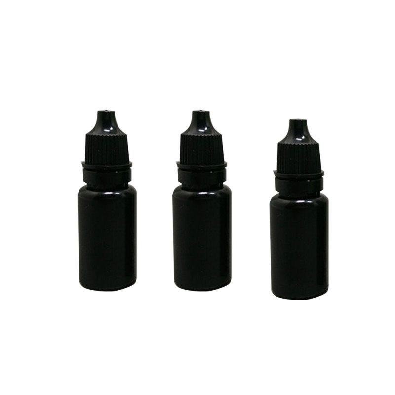 5ml 10ml 15ml 20ml PET e liquid eye drop dropper plastic bottle with childproof screw cap