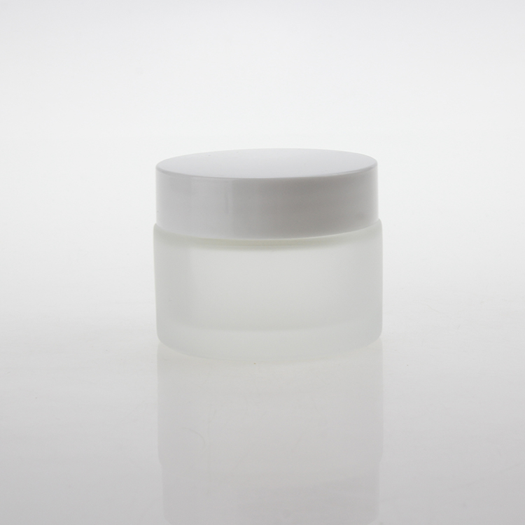 5ml 10ml 15ml 20ml clear lip balm container glass, cream jar cosmetic jar with aluminum lid