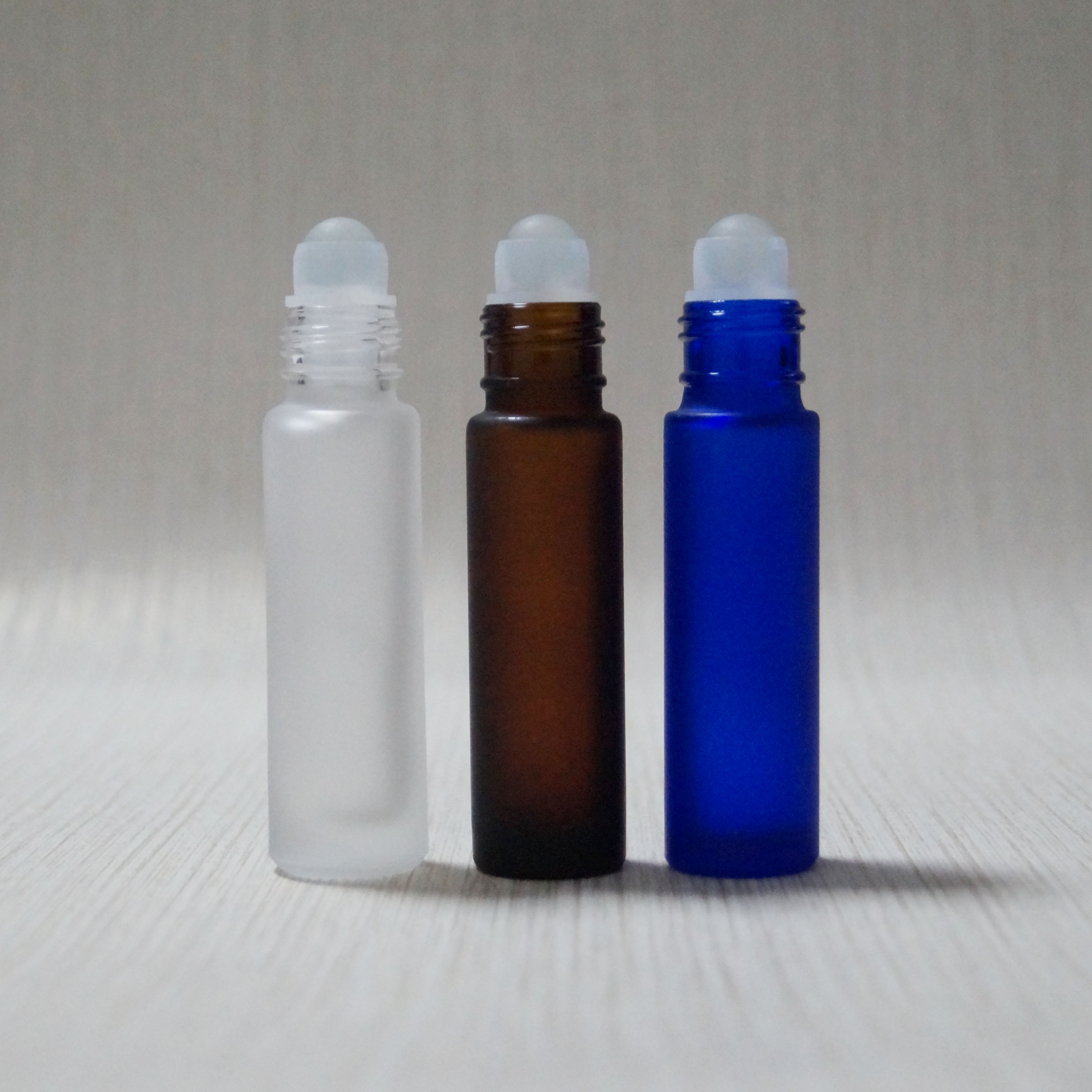 5ml 10ml 15ml 20ml glass roll on bottles as empty lip balm containers for body oil
