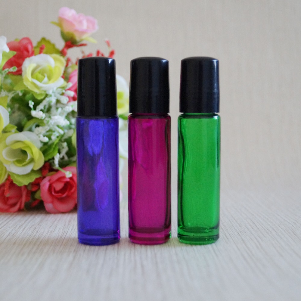 5ml 10ml 15ml 20ml glass roll on bottles as empty lip balm containers for body oil