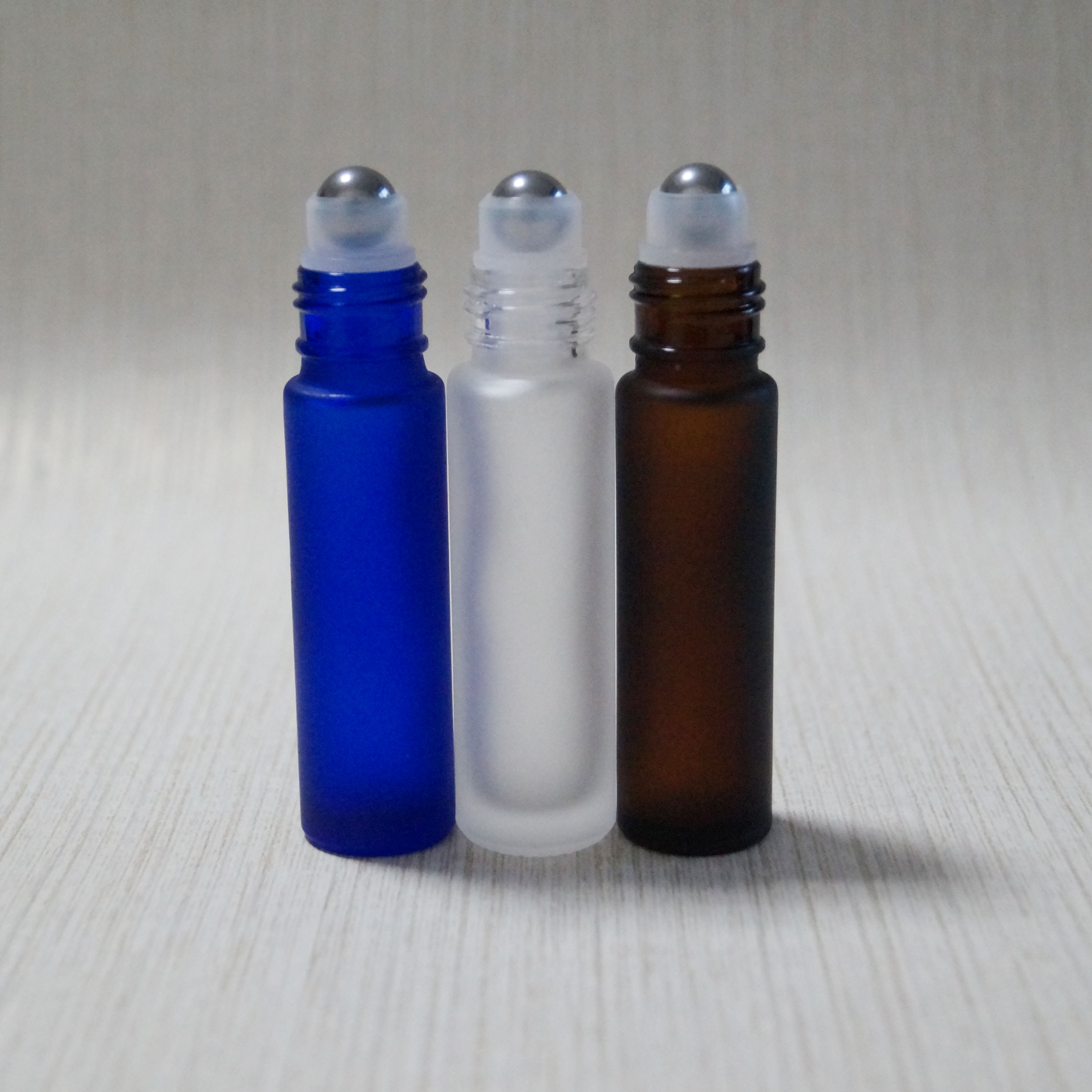5ml 10ml 15ml 20ml glass roll on bottles as empty lip balm containers for body oil