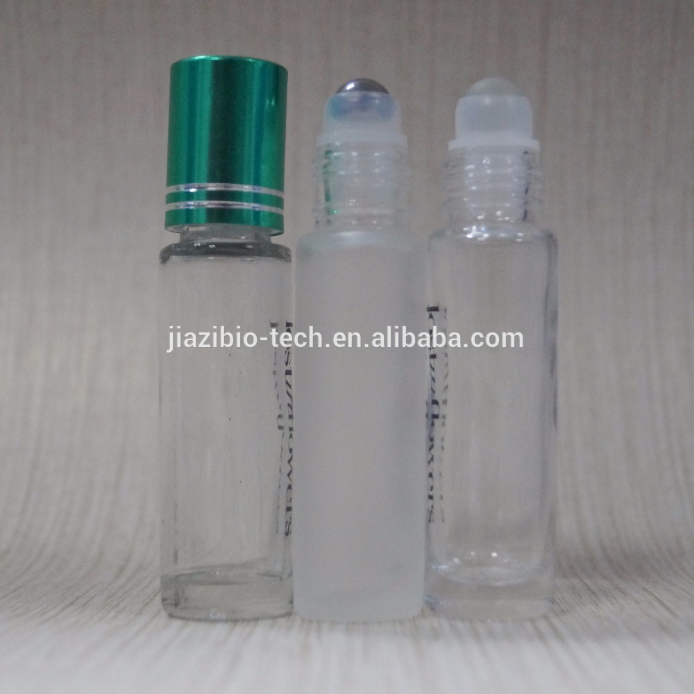 5ml 10ml 15ml 20ml glass roll on bottles as empty lip balm containers for body oil