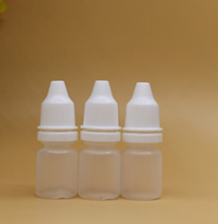 5ml 10ml 15ml 20ml plastic portable eye drop bottle with custom colour cap