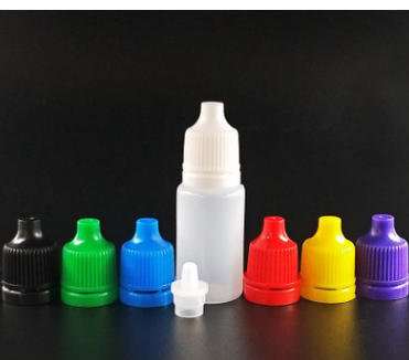 5ml 10ml 15ml 20ml plastic portable eye drop bottle with custom colour cap