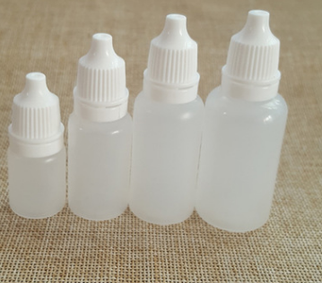 5ml 10ml 15ml 20ml plastic portable eye drop bottle with custom colour cap