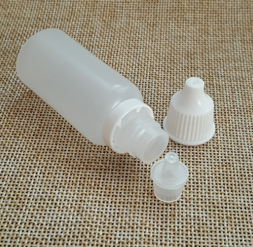 5ml 10ml 15ml 20ml plastic portable eye drop bottle with custom colour cap