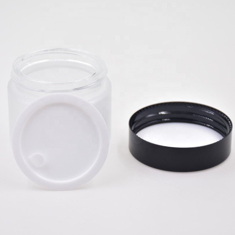 5ml/10ml/15ml/25ml/30ml/50ml/100ml cosmetic packaging cream skincare packaging round frosting glass bottle