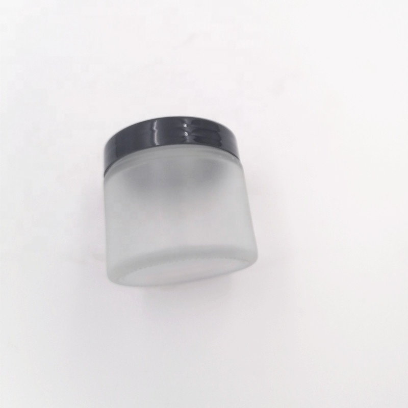 5ml/10ml/15ml/25ml/30ml/50ml/100ml frosting round Cream glass jar cream skincare packaging round amber glass jar