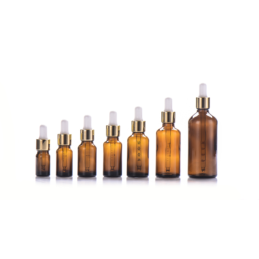 5ml 10ml 15ml 30ml 50ml 100 ml Essential Oil Glass Boston Bottle Amber Dropper Bottle