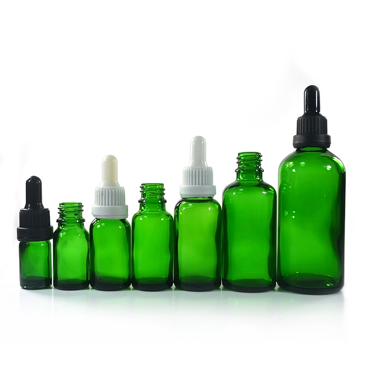 5ml 10ml 15ml 30ml 50ml 100ml 120ml e liquid essential oil clear green blue amber glass dropper bottle