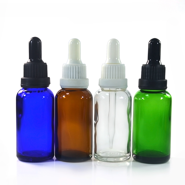 5ml 10ml 15ml 30ml 50ml 100ml 120ml e liquid essential oil clear green blue amber glass dropper bottle