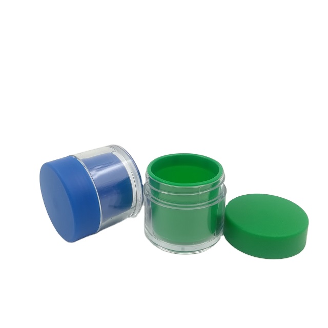 5ml 10ml 15ml 30ml 50ml 100ml 150ml double wall plastic jar Pot Cosmetic Cream Bottle Container Screw Lid