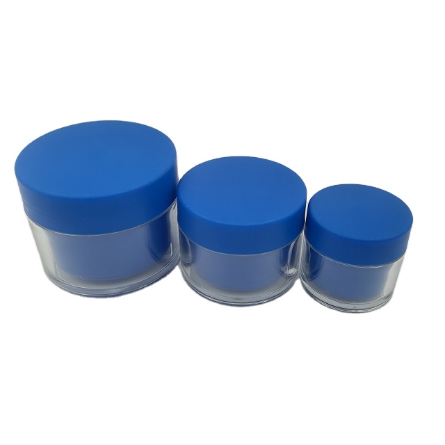 5ml 10ml 15ml 30ml 50ml 100ml 150ml double wall plastic jar Pot Cosmetic Cream Bottle Container Screw Lid