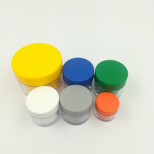 5ml 10ml 15ml 30ml 50ml 100ml 150ml double wall plastic jar Pot Cosmetic Cream Bottle Container Screw Lid