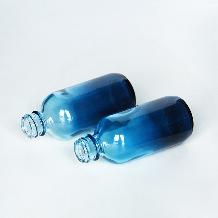5ml 10ml 15ml 30ml 50ml 100ml Gradient Blue Glass Essential Oil Bottle Additive Agent Glass Bottle With Dropper