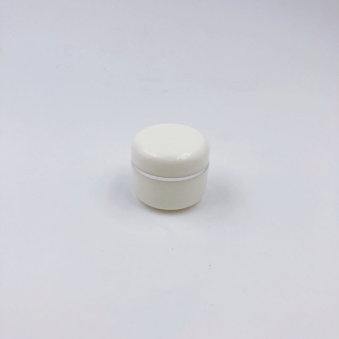 5ml 10ml 15ml 30ml 50ml 100ml White Spot Plastic Cosmetic Packaging Cream Jar Container