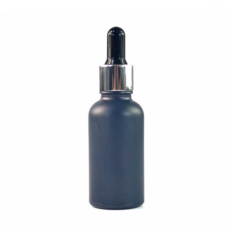 5ml 10ml 15ml 30ml 50ml 100ml dark violet black glass essential oil bottle with dropper tamper childproof cap