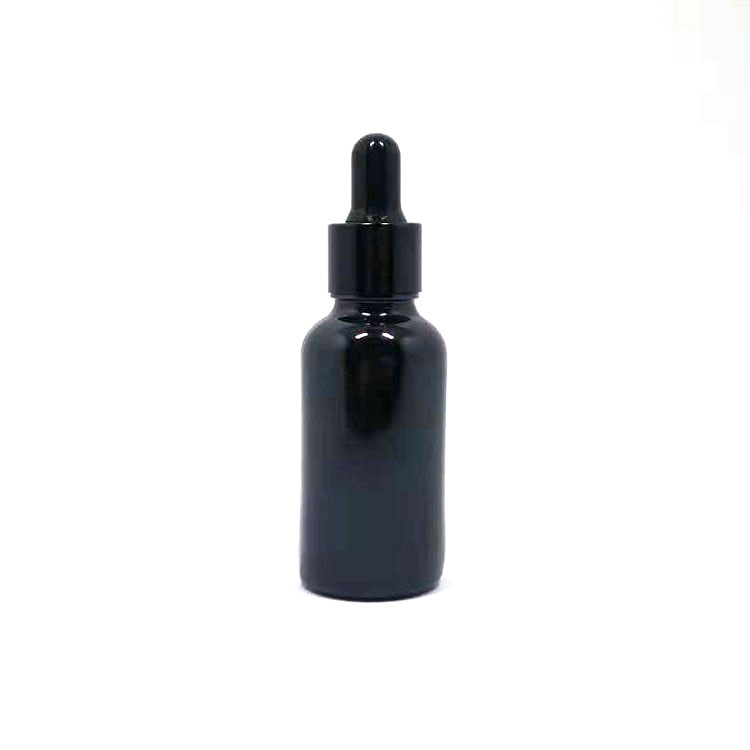 5ml 10ml 15ml 30ml 50ml 100ml glass dropper bottle cbd oil essential oil uv black glass bottle