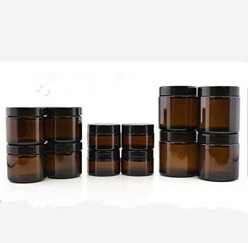 5ml 10ml 15ml 30ml 50ml 60ml 100ml 120ml amber cosmetic glass cream jars for eye cream, Cosmetics, Lotions, Body Scrubs & Balms