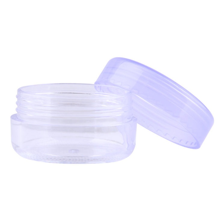 5ml 10ml 15ml 30ml 50ml 60ml 100ml 200ml plastic jars Pet PP white clear plastic lip scrub container for cosmetic cream jars