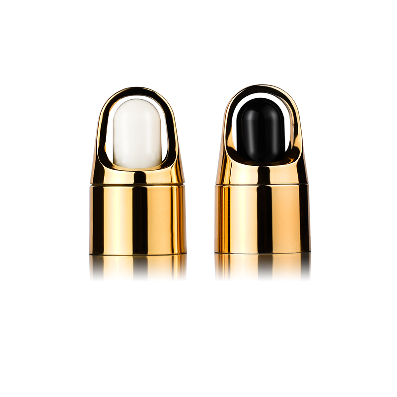 5ml 10ml 15ml 30ml 50ml 60ml 100ml sliver gold plating electroplate essential oil serum glass dropper bottle with basket cap