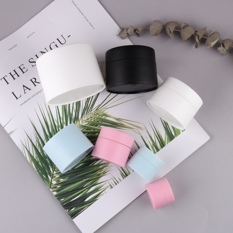 5ml 10ml 15ml 30ml 50ml 80ml Matte Finish White Black Pink Lip Balm Jar Lotion Cream Jar